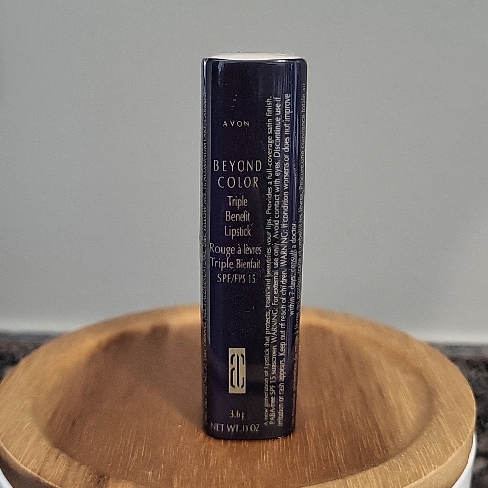 NEW Avon Beyond Color Triple Benefit Lipstick Lip Color SHELL .13 Oz‎ SEALED
